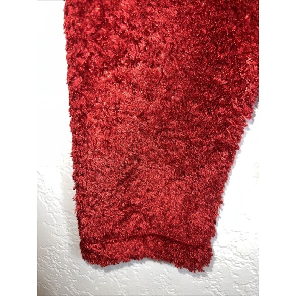 WOMENS L L BEAN MONKEY FLEECE RASPBERRY JACKET SIZE MEDIUM - Picture 4 of 9